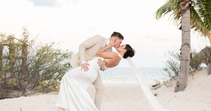 Wedding beach photo session